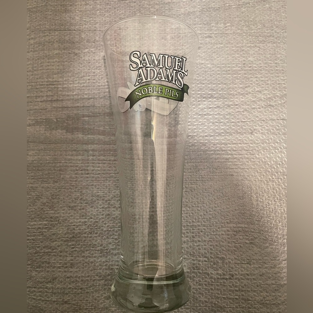 Samuel Adams Tall Drinking Glass.